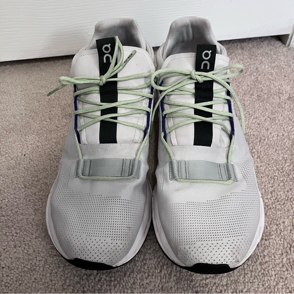 On Cloud Cloudnova Light Gray Mineral Green Men's 13 Running Cloudtech 26.98989 - Picture 3 of 13